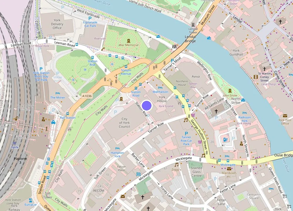 Map: The Grand, York